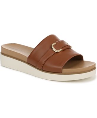 LifeStride - Women's Genevieve Square Open Toe Slide Platform Sandals