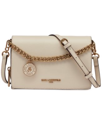 KARL LAGERFELD PARIS - Lourdes Mini Leather Crossbody