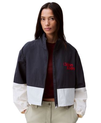 Calvin Klein Jeans - Women's Colorblock Windbreaker Jacket