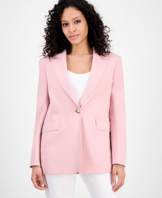 BOSS Orange - Women's One-Button Split-Cuff Blazer