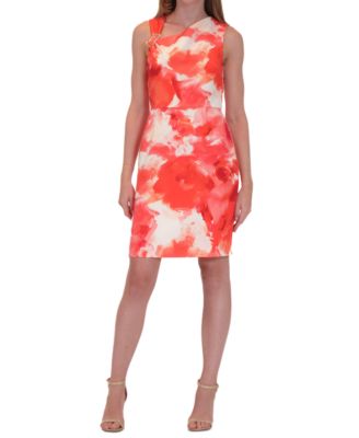 Donna Ricco - Women's Printed Sheath Dress