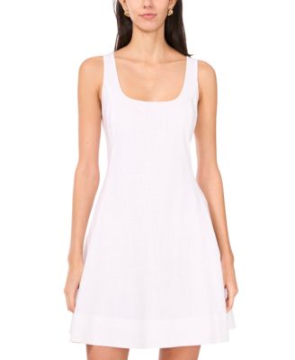 1.STATE - Women's Scoop-Neck Full-Circle Mini Dress