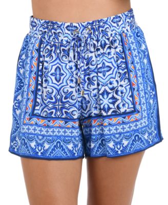 La Blanca - Women's Bandana-Print Pull-On Shorts