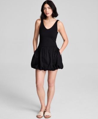 And Now This - Women's Bubble-Hem Mini Dress
