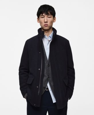 MANGO - Men's Quilted Wool Inner Coat
