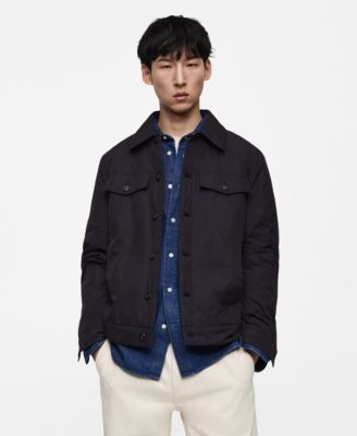 MANGO - Men's Water-Repellent Quilted Jacket