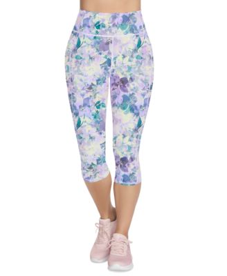Skechers - Women's Go Walk Seascape Floral Capri Leggings