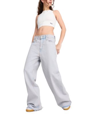 Puma - Women's Wardrobe Essential Ribbed Cropped Top