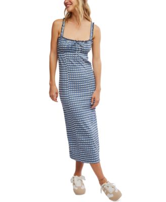 Free People - Women's Lucinda Printed Midi Dress