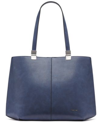 Calvin Klein - Granite Medium Faux Leather Tote