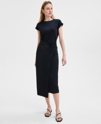 I.N.C. International Concepts - Women's Tie-Front Shirt Dress