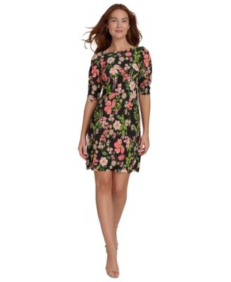 Tommy Hilfiger - Petite Floral-Print Shift Dress