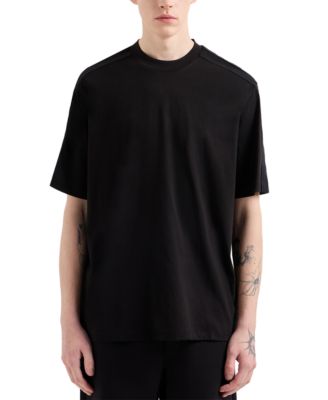 A|X Armani Exchange - Men's Regular-Fit Logo Tape T-Shirt