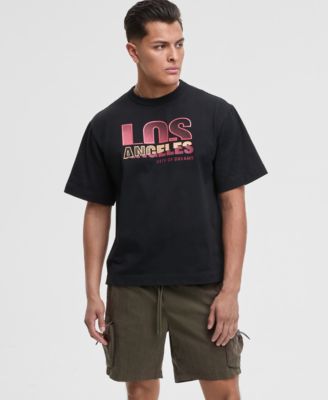 Mode of One - Men's Los Angeles Relaxed-Fit Graphic T-Shirt
