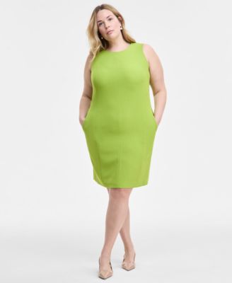 Kasper - Plus Size Sleeveless Multi-Seam Sheath Dress