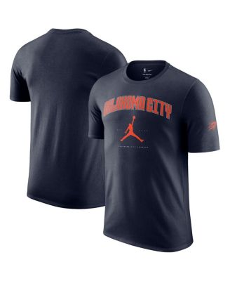 Jordan - Men's and Women's&nbsp;Navy Oklahoma City Thunder Essential Cities T-Shirt
