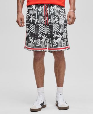 Mode of One - Men's Vacation Palm 7" Mesh Shorts