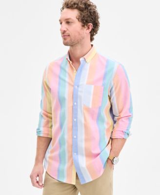 Club Room - Men's Stripe Oxford Shirt