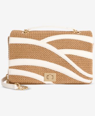 I.N.C. International Concepts - Ajae Straw Overlay Shoulder Bag