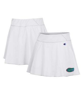 Champion - Women's White Florida Gators Tailgate Soft Touch Skirt