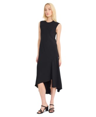 Luxely - Women's Asymmetrical Midi Dress