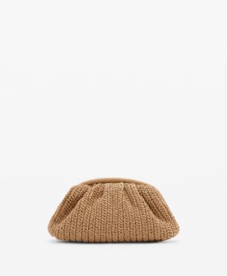 MANGO - Women's Natural Fibre Handbag