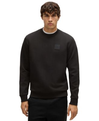 Hugo Boss - Men’s Drop-Needle Stitching Regular-Fit Sweatshirt