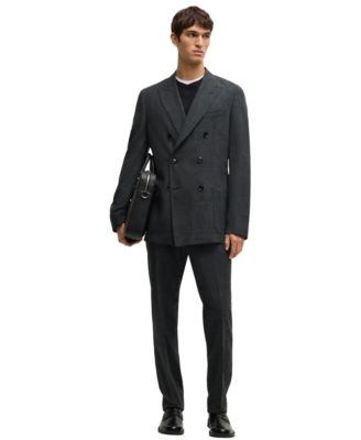 Hugo Boss - Men's Patterned Slim-Fit Suit