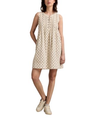 Lucky Brand - Women's Textured Pintuck Mini Dress