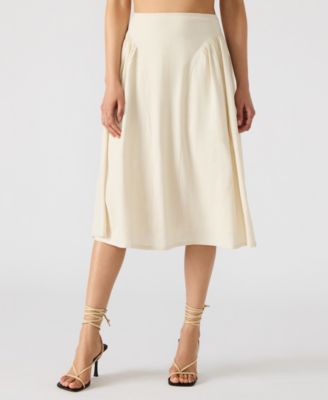 Steve Madden - Women's Brooklyn Shirred Midi Skirt