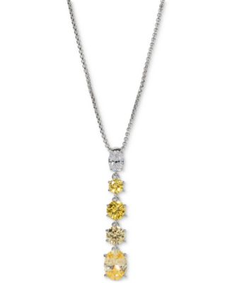 Eliot Danori - Stone Lariat Necklace, 16" + 2" extender