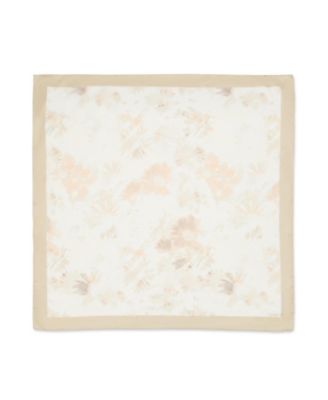 Steve Madden - Floral Roads Ahead Satin & Pleated Square Scarf 2-Pc. Set