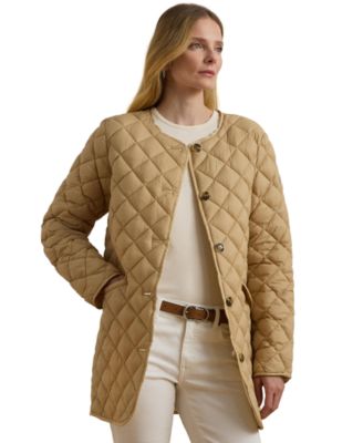Lauren Ralph Lauren - Women's Button-Front Collarless Coat