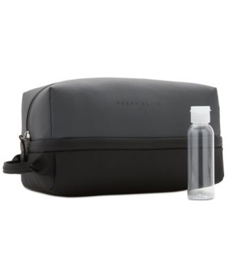 Perry Ellis Portfolio - Men's Gray Nylon Travel Case