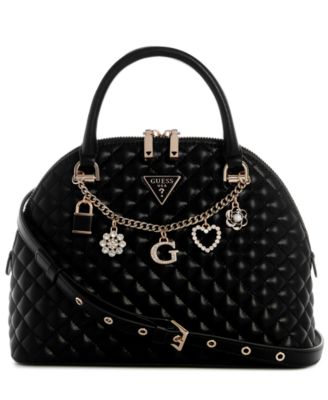 GUESS - Everlee Quilted Dome Satchel Bag