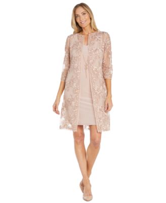 R & M Richards - Petite Embroidered Jacket and Dress