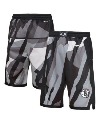 Nike - Big Boys and Girls&nbsp;Black Brooklyn Nets 2024/25 City Edition Swingman Performance Shorts