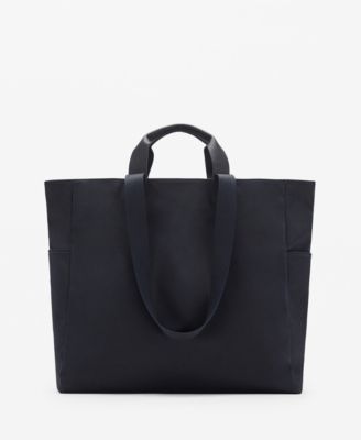 MANGO - Men's Pockets Cotton Tote Bag