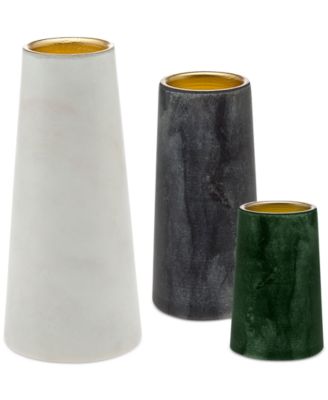 Godinger - 3-Pc. Marble Votive Set