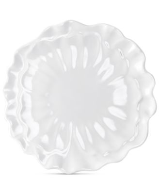 Q Squared - Peony 11" Melamine Dinner Plates, Set of 4