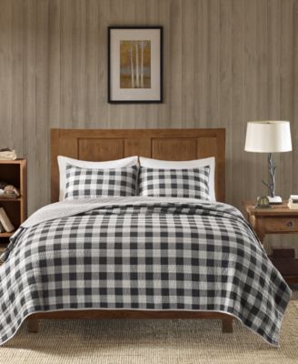 Woolrich - Buffalo Check Reversible 3-Pc. Oversized Full/Queen Quilt Mini Set