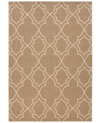 Livabliss - Alfresco ALF-9587 Camel 7'6" x 10'9" Area Rug