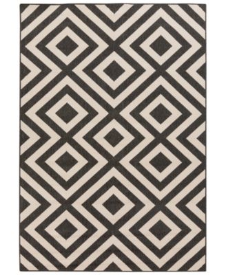 Livabliss - Alfresco ALF-9639 Black 8'9" x 12'9" Area Rug