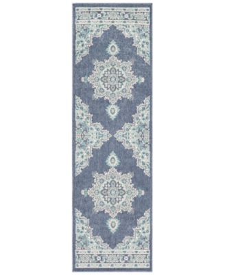 Livabliss - Alfresco ALF-9670 Charcoal 2'3" x 11'9" Runner Area Rug