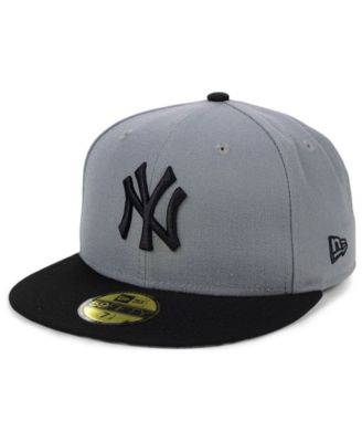 New Era - Basic Gray Black 59FIFTY Fitted Cap