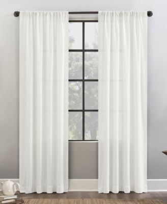 Clean Window - Waffle Texture 52" x 96" Anti-Dust Curtain Panel