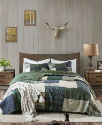Woolrich - Mill Creek 3 Piece King/California King Oversized Cotton Quilt Set