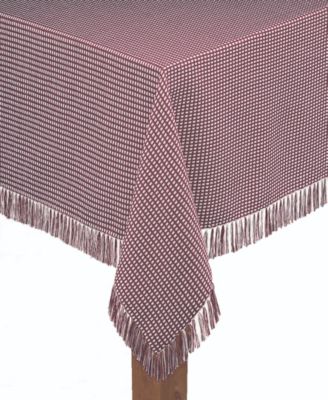 Lintex - Homespun Wine 100% Cotton Tablecloth 60"X120"