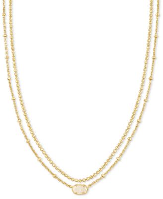 Kendra Scott - Gold-Tone Emilie Two-Row Strand Necklace