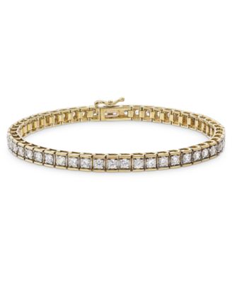 Macy's - Diamond Bracelet (4-1/2 ct. t.w.) in 10k Yellow Gold or 10k White Gold, 6-1/2"